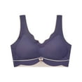 thumbnail image 1 of Bigersell Yoga Sports Bra Women's Push-up Non-slip Floral Lace Bra Beautiful Back Seamless Push-up Bra No Underwire Female Womens Bra Plus Synthetic Training Bra Style 322, Blue XL, 1 of 3