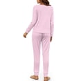 thumbnail image 3 of SCRAWLGOD Corgi Long Sleeve Pj Sets for Woman Pajamas Set Women 2 Piece Outfits Size S Drawstring Jogger Pjs Women Breathable Loungewear Sets Woman Travel, 3 of 7