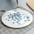 thumbnail image 3 of 6.5 Inch Porcelain Plate Set of 6, White Dessert Plates Ceramic Salad Appetizer Plates for Christmas party, Ceramic Plates for Dinner, 3 of 9