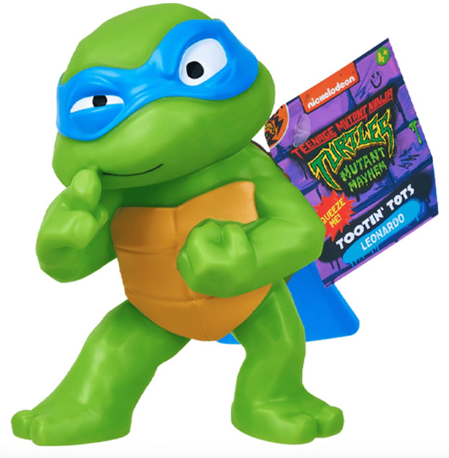 ティート　トントンミー　モヤンチーノ　セット Teenage Mutant Ninja Turtles: Mutant Mayhem Tootin' Tot Leonardo