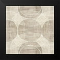 thumbnail image 2 of Watts, Eva 15x15 Black Modern Framed Museum Art Print Titled - Organic Circles I, 2 of 5
