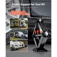 thumbnail image 2 of KFFKFF 6500 lbs RV Scissor Jacks, 4-23.4 in RV Stabilizer Leveling Scissor Jacks, Set of 4, Heavy Duty Stabilizer Jack with Crank Handle, Socket and Bubble Levels, Not Easily Bent or Deformed, 2 of 9