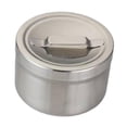 thumbnail image 4 of Tarro de ungüento médico de acero inoxidable, contenedor de almacenamiento, práctico tarro de boticario, soporte para bolas de algodón, pequeño para, 4 of 9