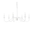 thumbnail image 5 of Living District Rohan 42" 6-Light Transitional Metal Chandelier in Satin Gold, 5 of 7