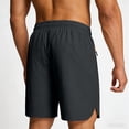 thumbnail image 6 of EOYWHK Gym Shorts with Pockets Elastic Waist Workout Shorts for Men Soft Lightweight Breathable Comfort Athletic Shorts for Men Black, Size XL, 6 of 8
