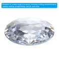 thumbnail image 4 of Unique Bargains 40mm Flat Back Round Acrylic Rhinestones, 50 Pack Plastic Circle Gems for Jewelry Making Costume, White, 4 of 6