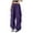 Purple, variant on Hauaitttt Womens Baggy Cargo Solid Color Pants Streetwear Hop Joggers Sweatpants Drawstring Casual Loose Wide Leg Trousers plus Size Womens Casual Pants Casual Pant Suits for Women Velour Lady