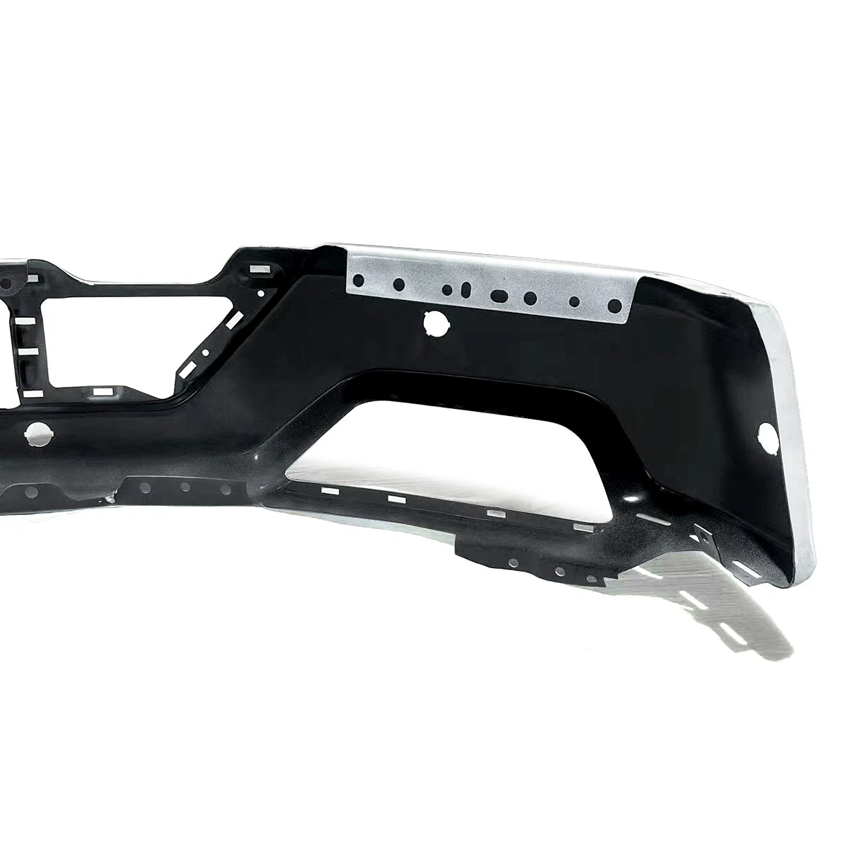 Fit For Ford F-150 2021-2023 Star White Front Bumper With fog light holes and 6 Sensor Holes