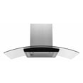 thumbnail image 2 of Campana Decorativa de Pared 36 Midea Vidrio Templado Curvo, 2 of 9