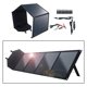 thumbnail image 4 of 80W 18V Kit de Panel Solar Plegable Portátil de Batería Solar 5V USB, Cable de CC para Teléfono , Batería de Automóvil, Computadora Po Macarena Generador de energía portátil, 4 of 7