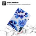thumbnail image 2 of Universal 10 inch Tablet Case, Slim Folio Protective Case Cover with Kickstand for iPad 10.2/iPad 9.7/Onn 10.1/Samsung Tab A7 10.4/Galaxy Tab A 10.1 inch all 9.5-10.5 inch Tablet,Blue Flower, 2 of 5