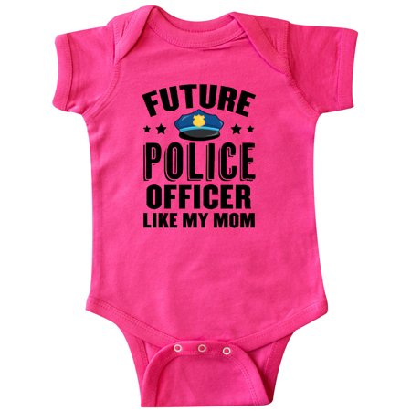 

Inktastic Future Police Officer Like My Mom Gift Baby Boy or Baby Girl Bodysuit