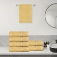 thumbnail image 3 of Dewall Maisons Classic Beige 6-Piece Hand Towel Set - Plush 100% Cotton, 16" x 28" Size - Soft, Durable, Ideal For ComFort And ElegAnce - Timeless Addition to Any Bathroom, 3 of 13