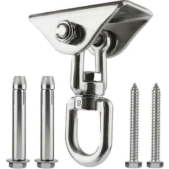 Gancho del techo robusto, soporte de la silla suspensión 500 kg y fabricado en acero inoxidable 360