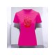 thumbnail image 1 of Playera Blusa De Cerezas Cherry Vibes Vintage Color Fucsia Talla Grande Marca Emil SaEs, 1 of 4