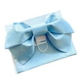 thumbnail image 4 of Traditional Kimono Obi Japanese Belt, Girls Waistband Pre Tied Bow, Sakura Pattern for Women Lady Cummerbund Sash Blue, 4 of 6
