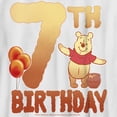 thumbnail image 2 of Boy's Winnie the Pooh 7th Birthday Pooh Bear  Graphic Tee White X Small, 2 of 4