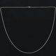 thumbnail image 3 of 5X Cadena de Mujer de Joyeria, "O" Collar de Acero Inoxidable, Plata - 2 mm de - 65 cm de Longitud, 3 of 5