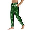 thumbnail image 3 of Kdxio American Football Field1 Pattern Joggers,Sweatpants for Men with Pockets-3X-Large, 3 of 5