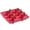 Watermelon, variant on Messy Mutts Framed Silicone Therapeutic Licking Bowl Mat | 9.5" x 9.5" | Slow Feeder Mat for Boredom & Anxiety | Lick Pad for Dogs & Cats | Orange