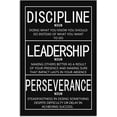 thumbnail image 5 of Inspirational Office Canvas Wall Art Motivational Entrepreneur Proverb Disclpline Noun Leadership Noun Perseverance Noun Painting Poster Artwork Home Wall Decor Framed Ready to Hang[12"W X 18"H], 5 of 7