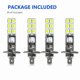 thumbnail image 3 of 4PCS H1 6000K Super White 80W LED Headlight Kit Fog Driving Light, 3 of 5