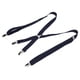 thumbnail image 4 of Tirantes para hombre de aproximadamente 1 x 41,3 pulgadas, antideslizantes, seguros, duraderos, de metal resistente, amplia aplicabilidad, tirantes para vestido para el trabajo, boda, azul marino, 4 of 5