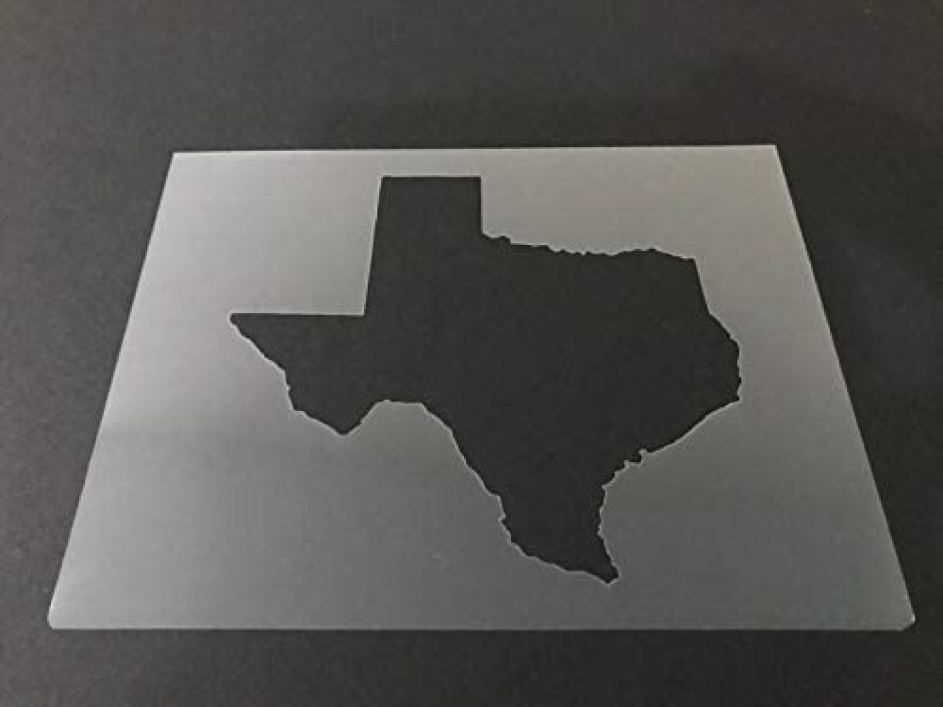 Stencil Texas #1 States College Outline Crafts Plastic Reusable Flexible Durable