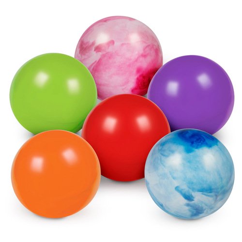 COLORFUL VINYL BALL ASSORTMENT 6"