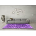 thumbnail image 3 of Ahgly Company Indoor Rectangle Persian Purple Bohemian Area Rugs, 2' x 5', 3 of 4