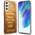 thumbnail image 1 of TalkingCase Slim Case Compatible for Samsung Galaxy S21 FE 5G (Fan Edition), Gold Bar Bullion 1 Print, Lightweight, Flexible, Soft, USA, 1 of 7