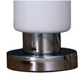 thumbnail image 5 of Cylindrical Glass Shade Table Lamp with Touch Switch, White, 5 of 5