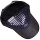 thumbnail image 5 of Gorra de béisbol ajustable con cristales de diamantes de imitación y tachuelas para mujer, sombrero para el sol de tela vaquera brillante liso, color plateado ladrillo completo, 5 of 5
