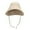 Beige, variant on Toddler Sun Bucket Hat Wide Brim Outdoor Play Cap For Boys And Girls Beach Soft Lightweight Design