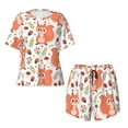 thumbnail image 4 of Naloa Squirrel And Women's Short-Sleeved Pajama Set, Loungewear, Summer pajamas, Breathable Cozy - 4X-Large, 4 of 9