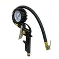 Hyper Tough HTATI 1/4" Analog Tire Inflator Gauge with 13.5" Hose