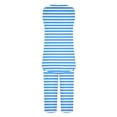 thumbnail image 5 of QNANSPI Womens Pajama Sets, Cotton Sleepwear for Women, Women's Casual Printed Pajamas Sleeveless Crew Neck Top and Elastic Waist Capri Pants Soft 2 Piece Lightweight Daily Home Loungewear, 5 of 6
