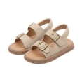 thumbnail image 4 of hzomhy Girls Open Toe Beach Shoes Soft Sole Breathable Anti Slip Casual Spring Summer Flat Comfortable Durable Lightweight Easy Walking Outdoor, 4 of 9