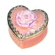 thumbnail image 4 of Joyero con forma de corazón, organizador de joyas, decoración del hogar, tocador de regalos, creativo, joyero, estuche para anillos Rosa, 4 of 8