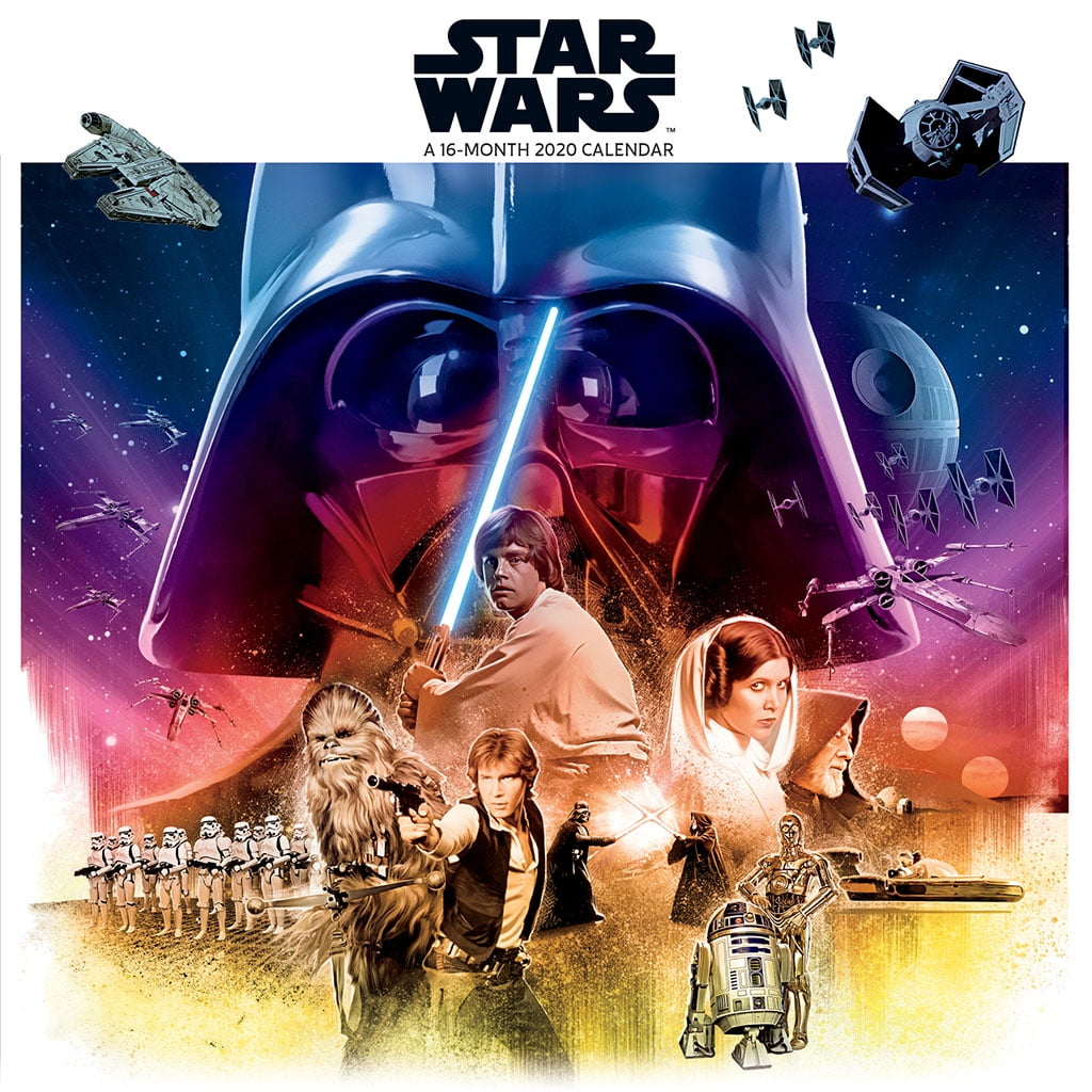 Trends International 2020 Star Wars Wall Calendar