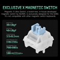 thumbnail image 3 of Teclado para juegos IQUNIX EZ80 RS Magnetic X Ultra Switch, 3 of 6