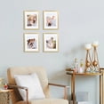 thumbnail image 4 of Sindcom 6 Pack 11x14 Picture Frames,Display Pictures 8x10 with Mat or 11x14 Without Mat,Gallery Wall Photo Frames, Gold, 4 of 6
