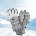 thumbnail image 6 of CSCHome Snowmobile Gloves Men Women Ski Gloves Waterproof Windproof Touch Screen Snowboard Gloves Winter Warm Gloves with Wrist Strap 2PCS, 6 of 10