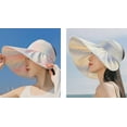 thumbnail image 6 of CoCopeaunts Women's Sunhat UV Protection Beach Casual Large Wide Brim Breathable Stylish Gradient Color Packable Shell Cap Tarvel Hiking, 6 of 8