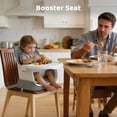 thumbnail image 4 of AILEEKISS 15-in-1 Baby High Chair, Toddler Dining Booster Seat with Activity Center, Grey, 4 of 14