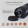 thumbnail image 2 of Electric Salt and Pepper Grinder Set, USB Rechargeable, Automatic Salt and Pepper Mill Grinder with Adjustable Coarseness, Electric Salt Shakers, LED Light, Refillable (2 Packs, Black), 2 of 6