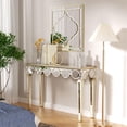 thumbnail image 3 of 47" Mirrored Console Table Rectangular Silver Entryway Table for Living Room, 3 of 13