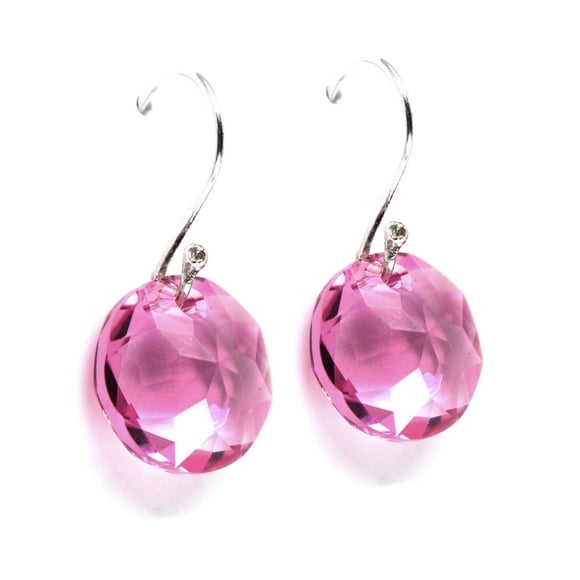Aretes Zvezda Classic color Rose plat .925 Zvezda ZAR-CLAS14-ROS