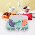 thumbnail image 6 of Qholemyo 3 Cavity Dinosaur Silicone Molds BPA Free ice cubes Tray For DIY Chocolate Candy Jelly Halloween Party, 6 of 7