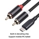 thumbnail image 3 of Cable Adaptador de Aleación de Aluminio Likrtyny Cine en Casa 1 a 2 Y Splitter Type-C RCA, 3 of 8